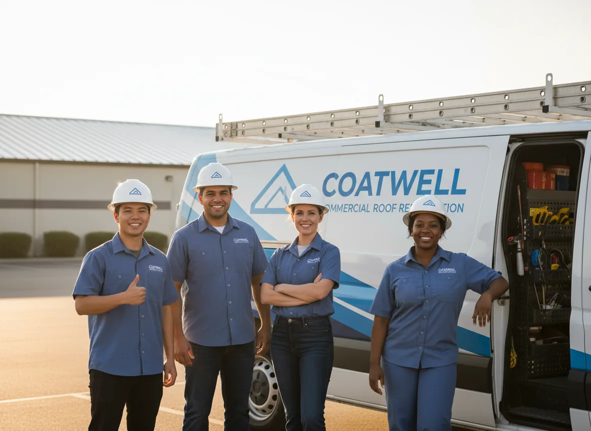 Commercial roof coating company in Deputy, IN